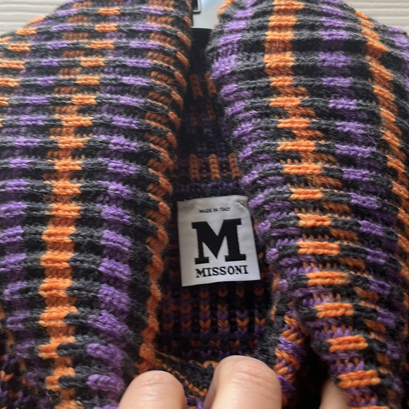 Missoni sleeves funnel neck sweater tunic - Picture 2 of 3